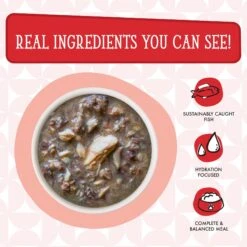 Weruva Cats In The Kitchen Mack, Jack & Sam Salmon, Mackerel & Tuna Recipe Grain-Free Cat Food Pouches -PurePet Bites Shop 149776 PT4. AC SS1800 V1700860105