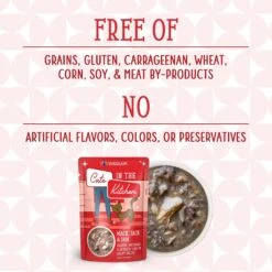 Weruva Cats In The Kitchen Mack, Jack & Sam Salmon, Mackerel & Tuna Recipe Grain-Free Cat Food Pouches -PurePet Bites Shop 149776 PT5. AC SS1800 V1700860104