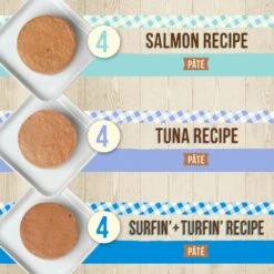 Merrick Purrfect Bistro Seafood Recipes Variety Pack Grain-Free Wet Cat Food -PurePet Bites Shop 150415 PT2. AC SS1800 V1696540848