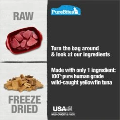 PureBites Tuna Freeze-Dried Raw Cat Treats -PurePet Bites Shop 150509 PT3. AC SS1800 V1677600947
