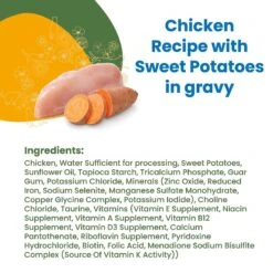 Almo Nature HQS Complete Chicken With Sweet Potatoes Grain-Free Canned Cat Food -PurePet Bites Shop 150647 PT3. AC SS1800 V1632850599