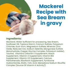 Almo Nature HQS Complete Mackerel With Sea Bream Grain-Free Canned Cat Food -PurePet Bites Shop 150649 PT3. AC SS1800 V1632850579