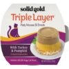 Solid Gold Triple Layer Mousse & Shreds With Real Turkey & Pumpkin Wet Cat Food -PurePet Bites Shop 150936 MAIN. AC SS1800 V1533331030