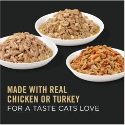 Purina Pro Plan Chicken & Turkey Favorites Variety Pack Canned Cat Food -PurePet Bites Shop 151548 PT2. AC SS1800 V1676318575