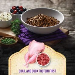 Fussie Cat Market Fresh Quail & Duck Meal Recipe Grain-Free Dry Cat Food -PurePet Bites Shop 152795 PT1. AC SS1800 V1642550789