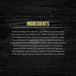 Fussie Cat Market Fresh Quail & Duck Meal Recipe Grain-Free Dry Cat Food -PurePet Bites Shop 152795 PT3. AC SS1800 V1642563992