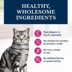 Blue Buffalo Natural Veterinary Diet NP Novel Protein Alligator Grain-Free Dry Cat Food 16 Blue Buffalo Natural Veterinary Diet NP Novel Protein Alligator Grain-Free Dry Cat Food -PurePet Bites Shop 152866 PT5. AC SS1800 V1703091328