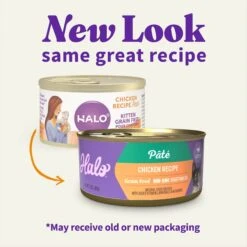 Halo Chicken Recipe With Real Whole Chicken Grain-Free Kitten Wet Food -PurePet Bites Shop 153680 PT1. AC SS1800 V1682352627