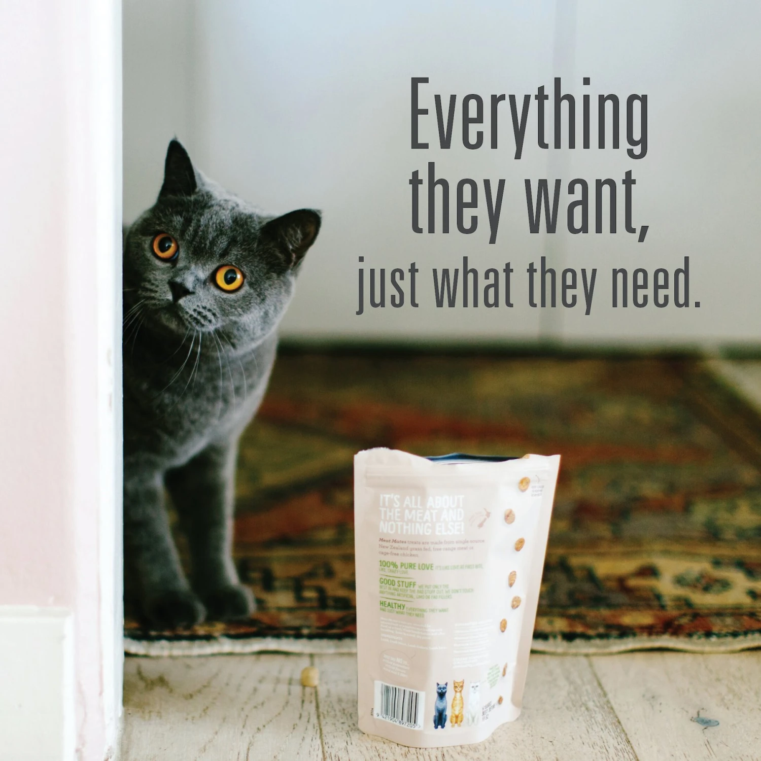 Meat Mates Lamb Freeze-Dried Raw Cat Treats 8 Meat Mates Lamb Freeze-Dried Raw Cat Treats - Image 6