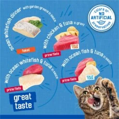 Friskies Oceans Of Delight Variety Pack Canned Cat Food -PurePet Bites Shop 154524 PT2. AC SS1800 V1700158213