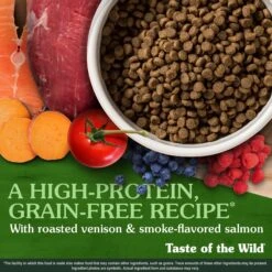 Taste Of The Wild Rocky Mountain Roasted Venison & Smoke-Flavored Salmon Grain-Free Dry Cat Food -PurePet Bites Shop 154558 PT3. AC SS1800 V1658201120