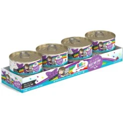 BFF OMG Best Day Eva! Beef & Salmon Dinner In Gravy Grain-Free Canned Cat Food -PurePet Bites Shop 154841 PT3. AC SS1800 V1541686080