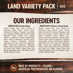 Wellness CORE Tiny Tasters Chicken, Chicken & Turkey Pate Land Variety Pack Grain-Free Cat Food Pouches -PurePet Bites Shop 155330 PT6. AC SS1800 V1695839476