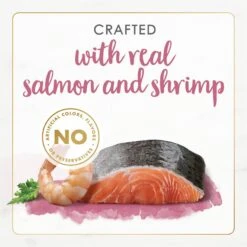 Fancy Feast Gourmet Naturals Wild Alaskan Salmon & Shrimp Recipe In Gravy Canned Cat Food -PurePet Bites Shop 155541 PT4. AC SS1800 V1677102976
