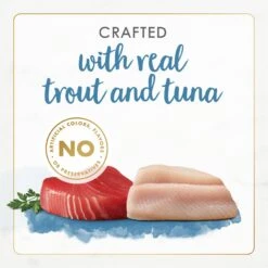 Fancy Feast Gourmet Naturals Trout & Tuna Recipe Pate Canned Cat Food, 3-oz, Case Of 12 -PurePet Bites Shop 155547 PT4. AC SS1800 V1677102976