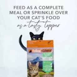 Feline Natural Lamb & King Salmon Feast Grain-Free Freeze-Dried Cat Food -PurePet Bites Shop 157144 PT3. AC SS1800 V1692131627