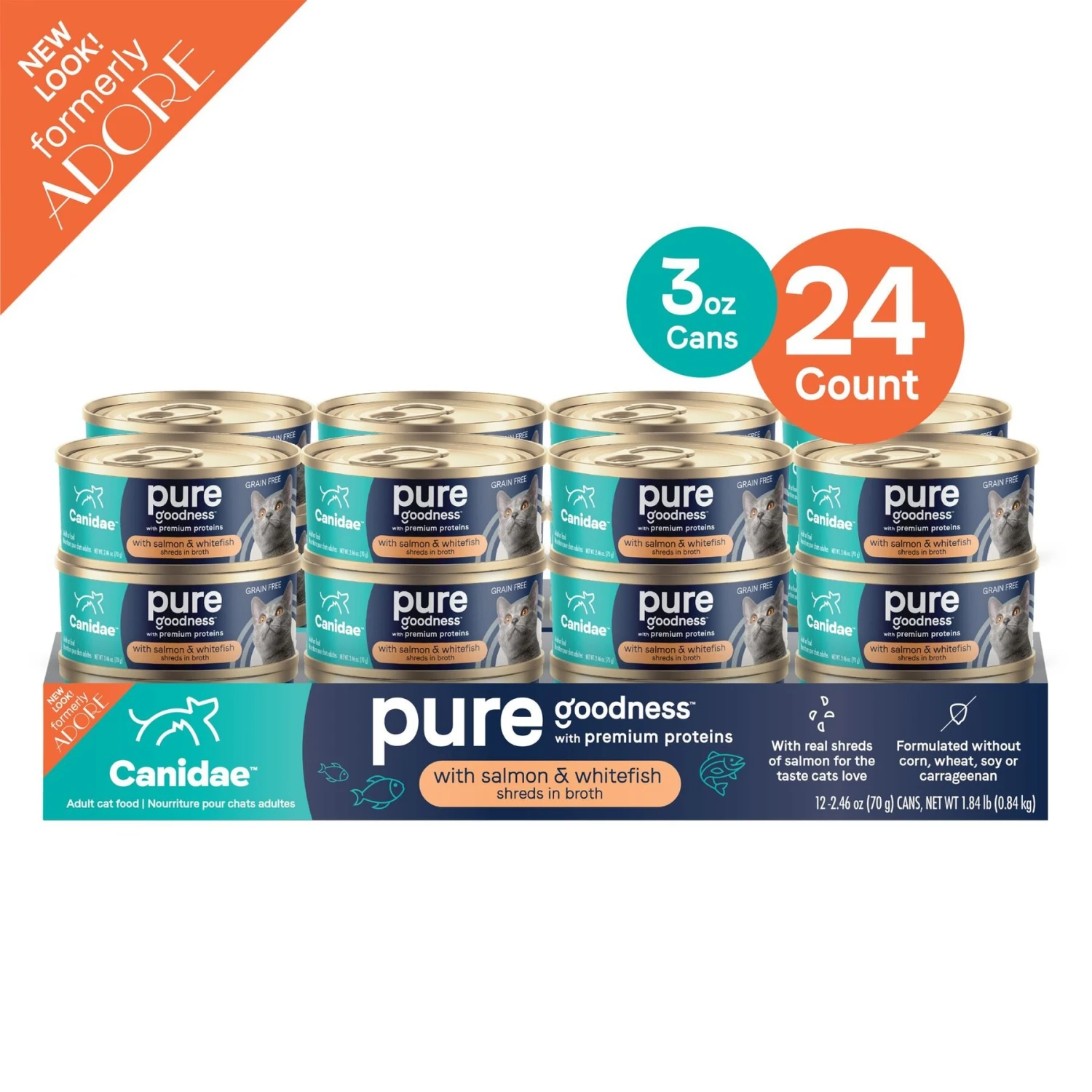CANIDAE Adore Grain-Free Salmon & Whitefish In Broth Canned Cat Food 5 CANIDAE Adore Grain-Free Salmon & Whitefish In Broth Canned Cat Food - Image 3