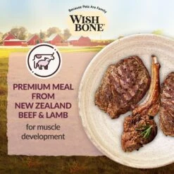 Wishbone Graze New Zealand Beef & Lamb Grain-Free Complete Cat Health Dry Cat Food -PurePet Bites Shop 157491 PT2. AC SS1800 V1702503577