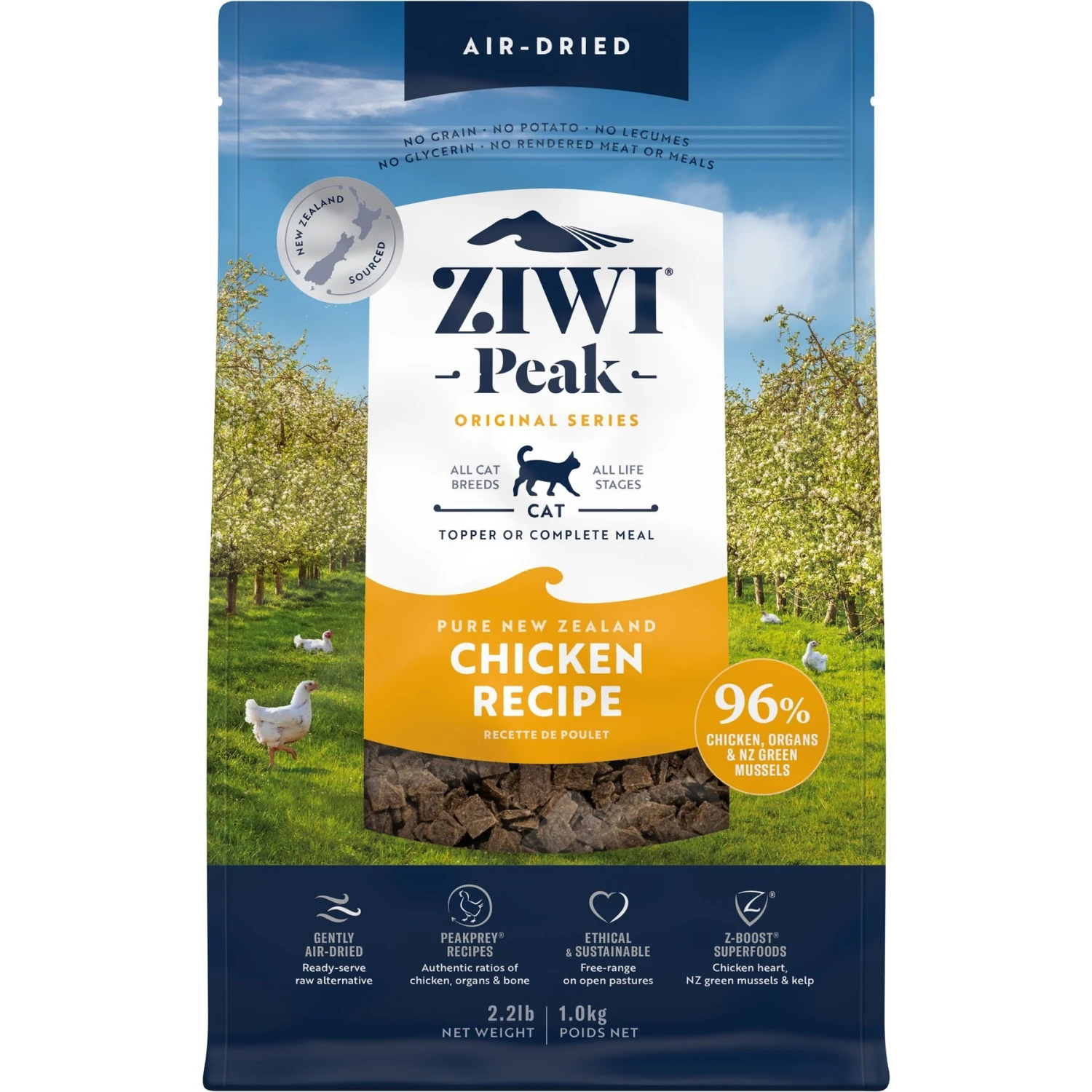 ZIWI Peak Air-Dried Chicken Recipe Cat Food 3 ZIWI Peak Air-Dried Chicken Recipe Cat Food