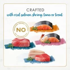 Fancy Feast Gourmet Naturals Seafood Variety Pack Canned Cat Food -PurePet Bites Shop 158490 PT4. AC SS1800 V1677103479