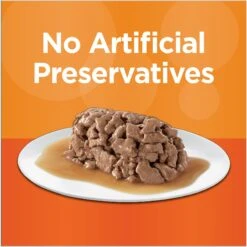 Iams Perfect Portions Healthy Adult Chicken Recipe Grain-Free Cuts In Gravy Wet Cat Food Trays -PurePet Bites Shop 159249 PT3. AC SS1800 V1615244566