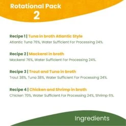 Almo Nature HQS Natural Atlantic Tuna, Mackerel, Chicken & Shrimp, Trout & Tuna Variety Pack Canned Cat Food -PurePet Bites Shop 159923 PT4. AC SS1800 V1669928678