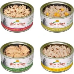 Almo Nature HQS Natural Pacific Tuna, Chicken & Cheese, Chicken Breast, Chicken & Liver Variety Pack Canned Cat Food -PurePet Bites Shop 159925 PT1. AC SS1800 V1669925813