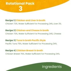 Almo Nature HQS Natural Pacific Tuna, Chicken & Cheese, Chicken Breast, Chicken & Liver Variety Pack Canned Cat Food -PurePet Bites Shop 159925 PT4. AC SS1800 V1669929025