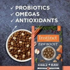 Instinct Raw Boost Grain-Free Recipe With Real Salmon & Freeze-Dried Raw Coated Pieces Dry Cat Food -PurePet Bites Shop 160766 PT5. AC SS1800 V1623434249