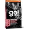 Go! Solutions Carnivore Grain-Free Salmon + Cod Recipe Dry Cat Food -PurePet Bites Shop 162832 MAIN. AC SS1800 V1553200640