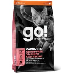 Go! Solutions Carnivore Grain-Free Salmon + Cod Recipe Dry Cat Food