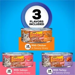 Friskies YUMbelievaBOX YUM-azing Extra Gravy Chunky Variety Pack Canned Cat Food -PurePet Bites Shop 163996 PT1. AC SS1800 V1554147420
