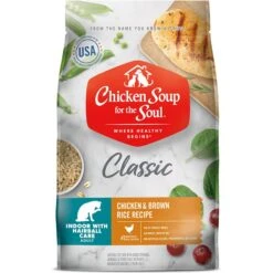 Chicken Soup For The Soul Indoor Chicken & Brown Rice Recipe Dry Cat Food