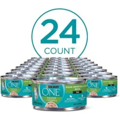 Purina ONE Indoor Advantage High Protein Ocean Whitefish & Rice Wet Cat Food -PurePet Bites Shop 166131 PT1. AC SS1800 V1590696764