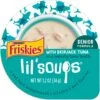 Friskies Lil' Soups With Skipjack Tuna In A Velvety Tuna Broth Senior Formula Lickable Cat Food Topper 2 Friskies Lil' Soups With Skipjack Tuna In A Velvety Tuna Broth Senior Formula Lickable Cat Food Topper -PurePet Bites Shop 166140 MAIN. AC SS1800 V1695742838