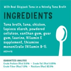 Friskies Lil' Soups With Skipjack Tuna In A Velvety Tuna Broth Senior Formula Lickable Cat Food Topper 14 Friskies Lil' Soups With Skipjack Tuna In A Velvety Tuna Broth Senior Formula Lickable Cat Food Topper -PurePet Bites Shop 166140 PT4. AC SS1800 V1695836453