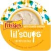 Friskies Lil' Soups With Flaked Chicken In A Velvety Tuna Broth Lickable Cat Food Topper -PurePet Bites Shop 166142 MAIN. AC SS1800 V1695742952