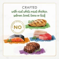 Fancy Feast Gourmet Naturals Pate Variety Pack Canned Cat Food, 3-oz, Case Of 12 -PurePet Bites Shop 172632 PT4. AC SS1800 V1677102397