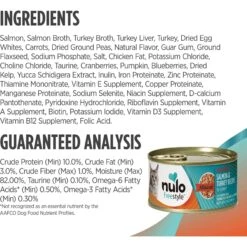Nulo Freestyle Minced Salmon & Turkey, Minced Beef & Mackerel, Minced Turkey & Duck Grain-Free Variety Pack Canned Cat Food -PurePet Bites Shop 176591 PT4. AC SS1800 V1689109347