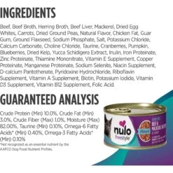 Nulo Freestyle Minced Salmon & Turkey, Minced Beef & Mackerel, Minced Turkey & Duck Grain-Free Variety Pack Canned Cat Food -PurePet Bites Shop 176591 PT5. AC SS1800 V1689109428