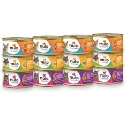 Nulo Freestyle Shredded Chicken & Duck, Shredded Beef & Rainbow Trout, Shredded Turkey & Halibut Grain-Free Variety Pack Canned Cat Food