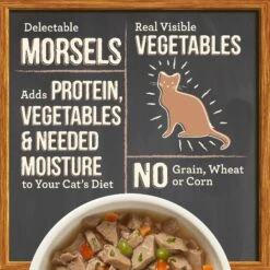 Merrick Purrfect Bistro Bon Appetits Grain-Free Turkey Recipe Morsels In Gravy Adult Cat Food Pouches 14 Merrick Purrfect Bistro Bon Appetits Grain-Free Turkey Recipe Morsels In Gravy Adult Cat Food Pouches -PurePet Bites Shop 176651 PT5. AC SS1800 V1628566887