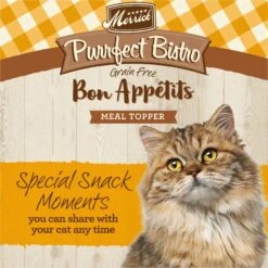 Merrick Purrfect Bistro Bon Appetits Grain-Free Chicken Recipe Morsels In Gravy Adult Cat Food Pouches -PurePet Bites Shop 176653 PT3. AC SS1800 V1628559696