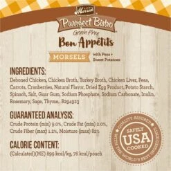 Merrick Purrfect Bistro Bon Appetits Grain-Free Chicken Recipe Morsels In Gravy Adult Cat Food Pouches -PurePet Bites Shop 176653 PT5. AC SS1800 V1628570475