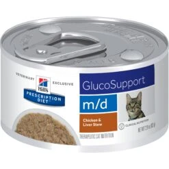 Hill's Prescription Diet M/d GlucoSupport Chicken & Liver Stew Canned Cat Food
