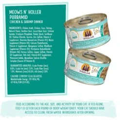 Weruva Classic Cat Meows N' Holler PurrAmid Chicken & Shrimp Pate Canned Cat Food -PurePet Bites Shop 178178 PT5. AC SS1800 V1674160826
