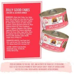 Weruva Classic Cat Jolly Good Fares Chicken & Salmon Pate Canned Cat Food 16 Weruva Classic Cat Jolly Good Fares Chicken & Salmon Pate Canned Cat Food -PurePet Bites Shop 178180 PT5. AC SS1800 V1674162025