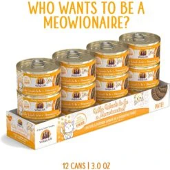 Weruva Classic Cat Who Wants To Be A Meowionaire Chicken & Pumpkin Pate Canned Cat Food -PurePet Bites Shop 178186 PT1. AC SS1800 V1674156132