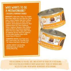 Weruva Classic Cat Who Wants To Be A Meowionaire Chicken & Pumpkin Pate Canned Cat Food -PurePet Bites Shop 178186 PT5. AC SS1800 V1674151314