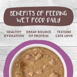 Weruva Classic Cat Stewbacca Chicken, Duck & Salmon In Gravy Stew Canned Cat Food -PurePet Bites Shop 178197 PT5. AC SS1800 V1672265173